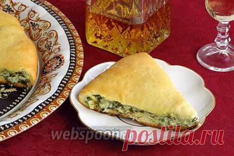 Осетинский пирог с сыром и зеленью рецепт с  на Webspoon.ru