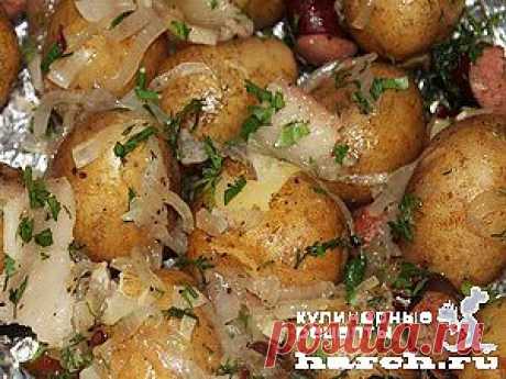 Картофель, запеченный с салом в фольге | Харч.ру - рецепты для любителей вкусно поесть