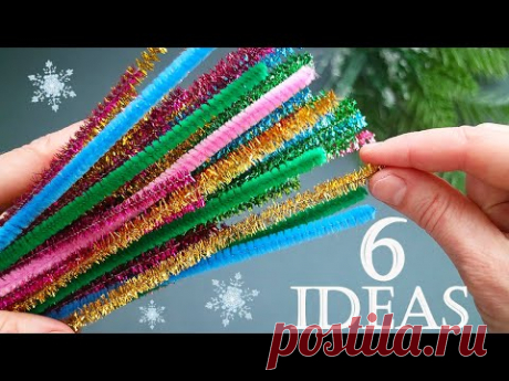 💥6 FUN HOLIDAY IDEAS💥 with chenille wire