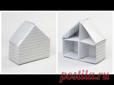 Origami House Box Tutorial ♥︎ Dolls House ♥︎ Paper Kawaii