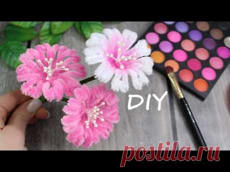 🌸 Цветок Из Синельной Проволоки Своими Руками 🌸 Flowers DIY