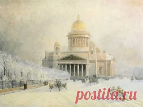 Зимние пейзажи И. Айвазовского - Путешествуем вместе