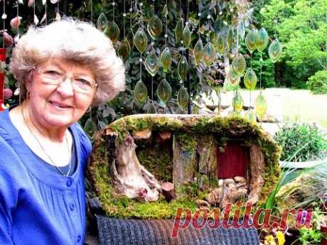 Hypertufa Garden Art And Fairy Door   In Ga.