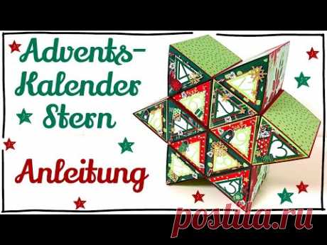 Adventskalender-Stern [ tutorial | deutsch]