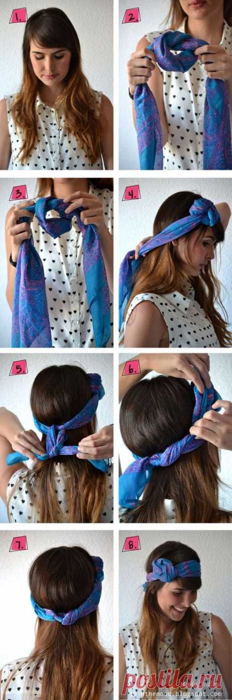 10 способов завязать платок так, чтобы все ахнули