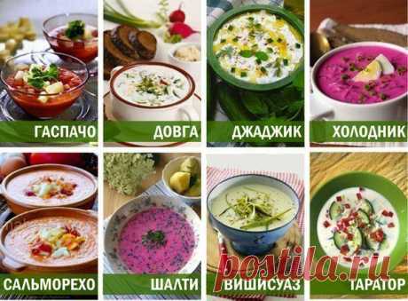 8 холодных супов - Простые рецепты Овкусе.ру