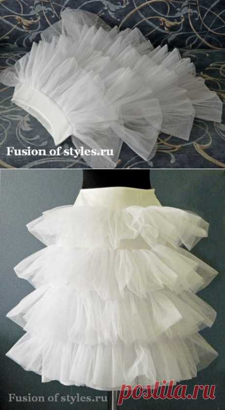 Подъюбник для платья в стиле нью лук | Fusion of Styles