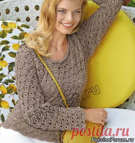Красивый пуловер вязание - запись пользователя Лисик (Светлана) в сообществе Вязание спицами в категории Вязание для женщин спицами. Схемы вязания спицами
