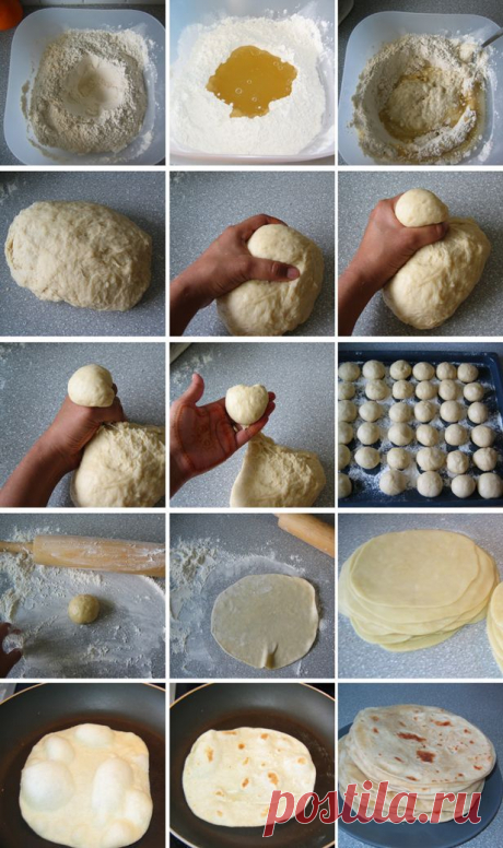 Homemade Flour Tortillas | Рецепт