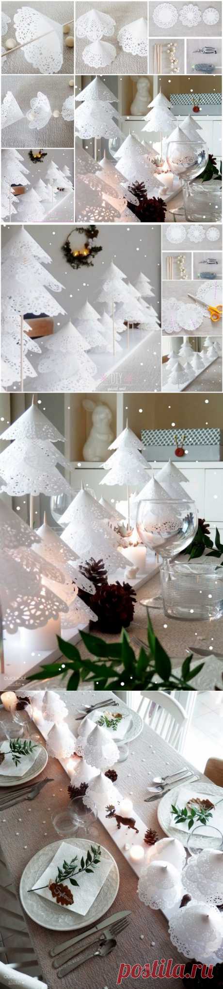 Как DIY бумаги салфетка Рождественская елка | www.FabArtDIY.com