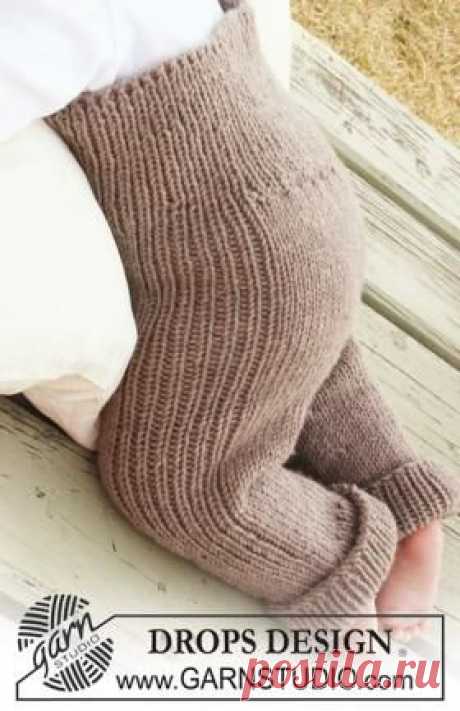 Теплые детские штаны на knitweek.ru