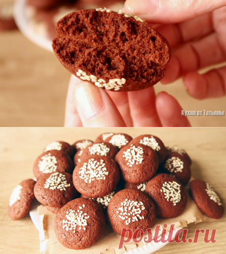Шоколадное печенье на кефире: легкая воздушная выпечка к чаю | Кухня от Татьяны | Яндекс Дзен