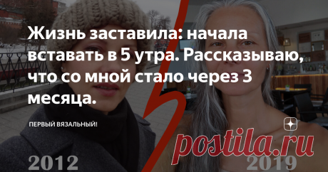 Жизнь заставила: начала вставать в 5 утра. Рассказываю, что со мной стало через 3 месяца. Статья автора «Первый вязальный!» в Дзене ✍: Началось все 5 лет назад с очередного приступа острого холецестита.