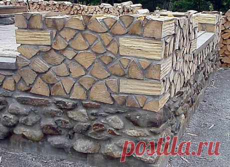 Колич. глины составляет примерно 20% от объема дров. Она явл-ся основой ра-ра, который превращает простую поленницу в прочную стену дровяного дома. Для того, чтобы глина была теплее и не растрескивалась, ее нужно смешать с мелко порезанной соломой, в объеме 10-15% от объема глины и тщательно перемешав.
Конструкция фундамента под дровяной дом проста,для этого достаточно сделать простой ленточный бутовый фундамент, послойно заливая камень жидк. раств-м, к-й хорошо проникает во все пустоты.