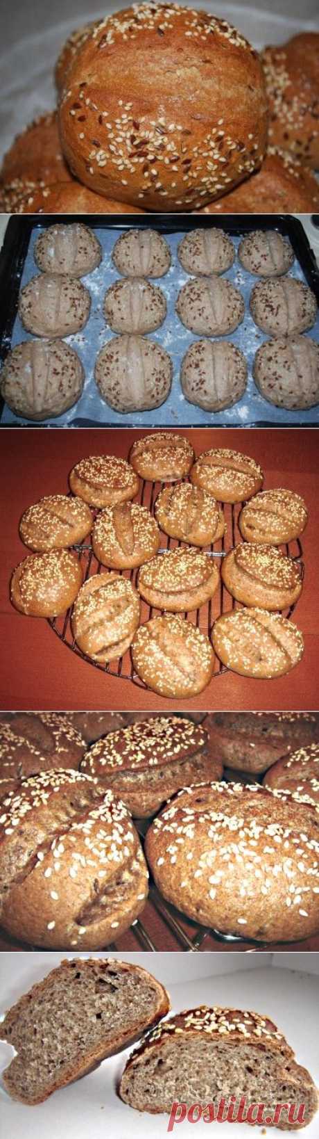 Ржаные хлебные булочки с отрубями и тмином : Хлеб, батоны, багеты, чиабатта