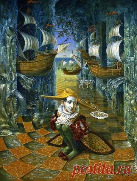 Illusions of Absurdity. Pearl Rhapsody II, Michael Cheval (Михаил Хохлачев), арт галерея живописи. Страница get.