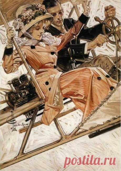 Картинки для декупажа. Joseph Christian Leyendecker - Дамы и кавалеры