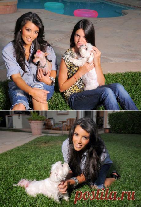 Ким Кардашян (Kim Kardashian) в фотосессии у себя дома в Лос-Анджелесе (7 июля 2009) | VestiNewsRF.Ru