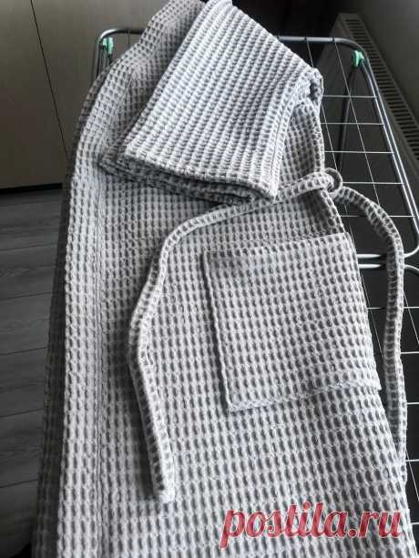 Халат банный — кимоно по легкой выкройке. Проверено! | О рукоделии, и не только. 🧵✂️👜 | Яндекс Дзен