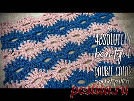 ВЯЖЕМ КРЮЧКОМ ДВУСТОРОННИЙ УЗОР “MAJORCA” 🦋 / HOW TO CROCHET ABSOLUTELY BEAUTIFUL PATTERN