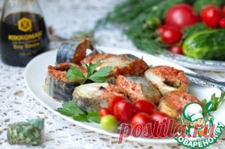 Скумбрия с томатами - кулинарный рецепт