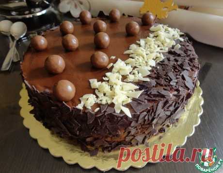 Торт с шоколадным муссом и грушевым желе – кулинарный рецепт