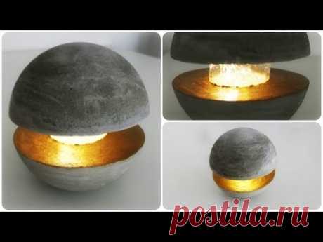 Betonlampe * DIY * Concrete Lamp [eng sub] - YouTube