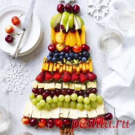 Креативные овощные и фруктовые тарелки, идеальные для подачи на новогодний стол (17 фото) . Тут забавно !!!