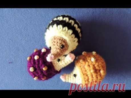 COMO HACER ERIZOS AMIGURUMI CROCHET - HEDGEHOG CROCHET - YouTube