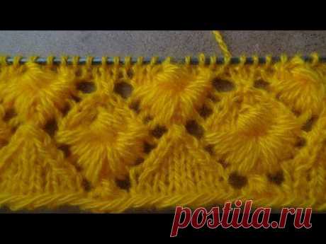 Узор спицами - РАКУШКА. knitting patterns