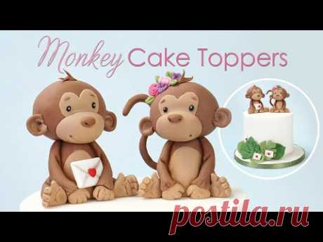 How to make a Cute Monkey Cake Topper Tutorial