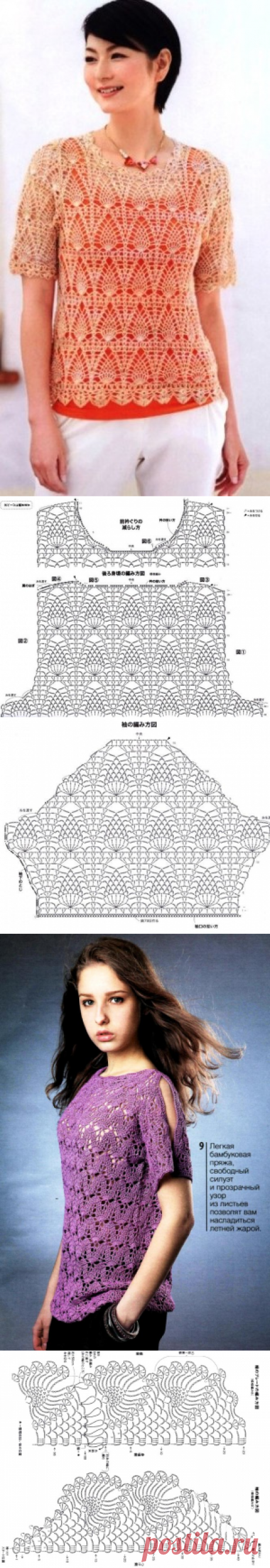 Нежные ажурные блузки - САМОБРАНОЧКА рукодельницам, мастерицам