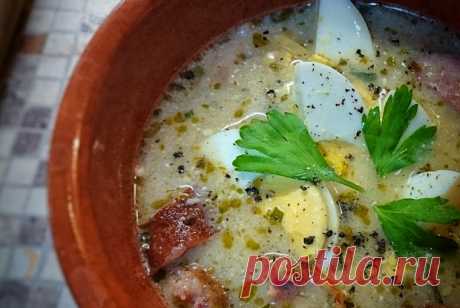 Журек — традиционный польский суп на ржаной закваске рецепт – польская кухня: супы. «Еда»