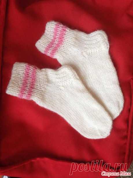 Бабушкины носочки на маленькие ножки с описанием (много букв) - Вязание для детей - Страна Мам