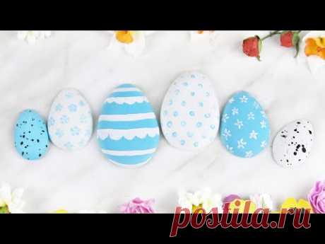 Быстро, просто, красиво! Пасхальные яйца из фоамирана. Пасхальный декор своими руками. Фоамиран DIY - YouTube
