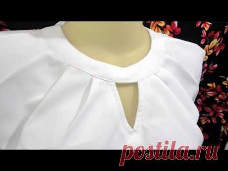 how to sewing a simple blouse model (37)