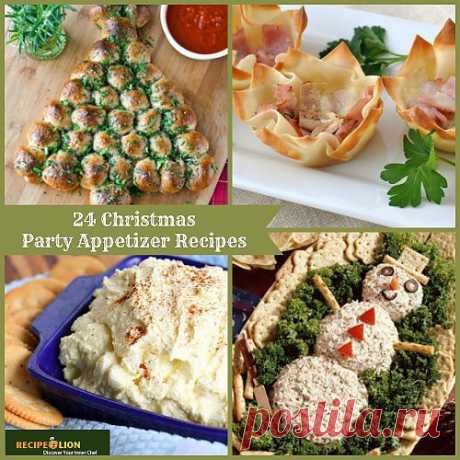 24 Christmas Party Appetizer Recipes | RecipeLion.com