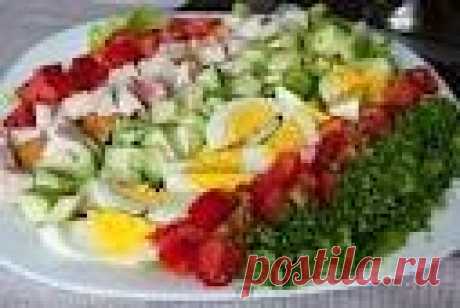 Кобб-салат - вкусный салат за 5 минут