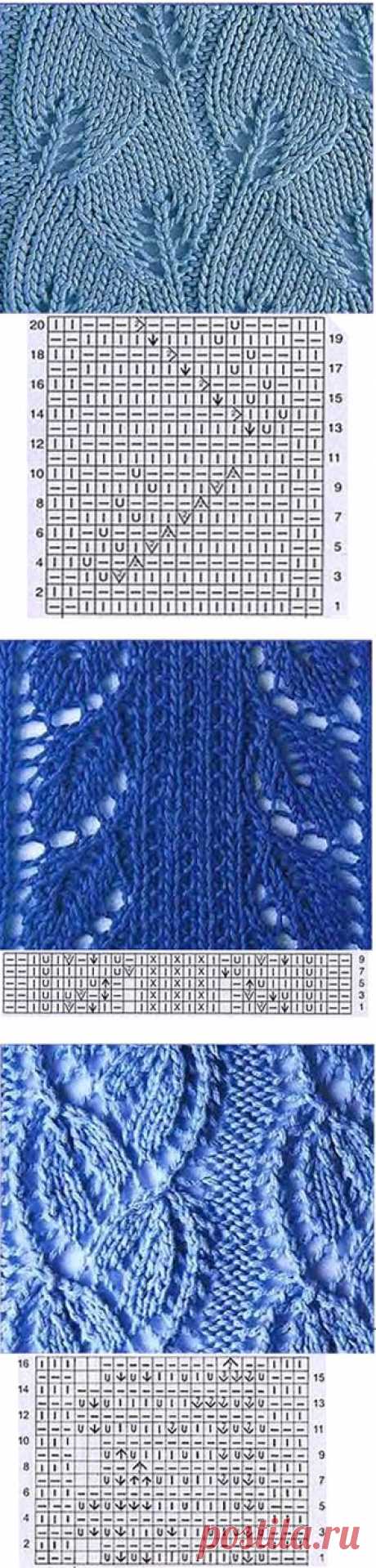 Leaf type Knitting pattern | TriCoT PoiNTs