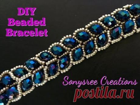 Beaded Leafy Bracelet 🌿 DIY Easy Tutorial