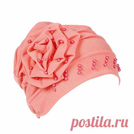 260--Бисероплетение Hat Индии женщин рябить рак Чемо Beanie шарф тюрбан обернуть Cap – купить по низким ценам в интернет-магазине Joom