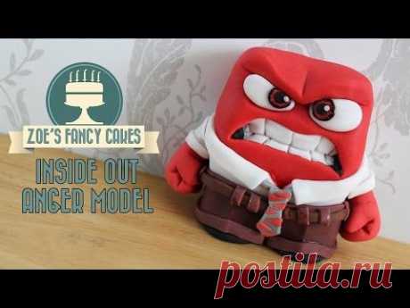 Disney's Inside out Anger: How to make an Anger model fimo or modelling paste tutorial - YouTube