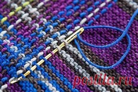 7 простых приемов цветного вязания.