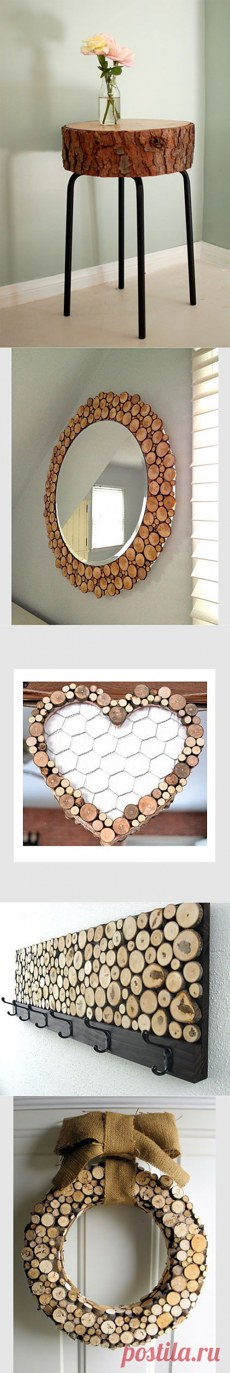 30+ Ways to DIY Sliced Wood