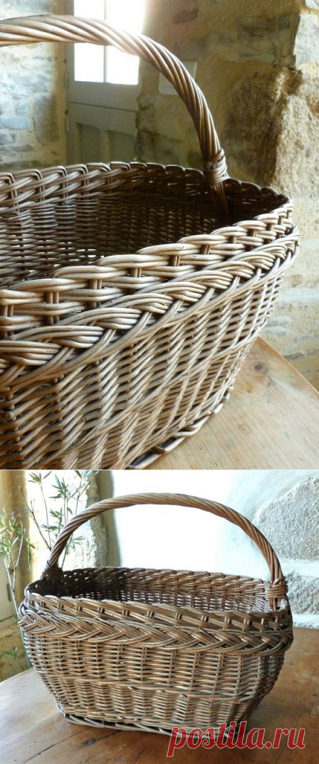 French handmade market shopping basket vintage от FrenchAccents