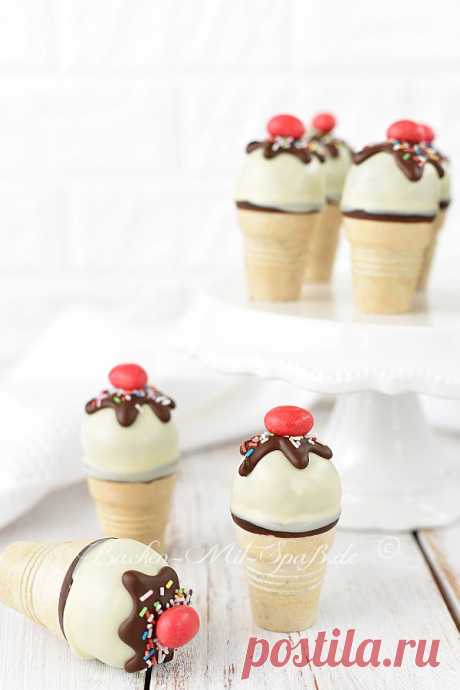 Eiswaffel-Cake Pops - Rezept