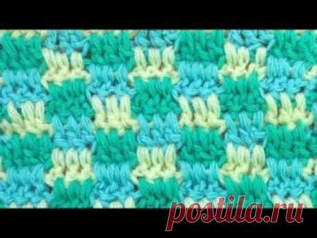 Красивый и простой узор для шапок Вязание крючком  Crochet stitch 121