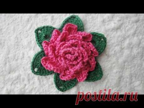 Цветочный мотив Floral motif Crochet