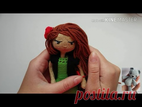 Кукла крючком.часть 1/How to tie a doll.part 1