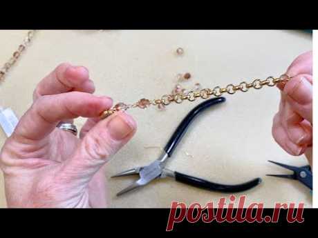 How to Extend a Too Short Chain to Make a Bracelet